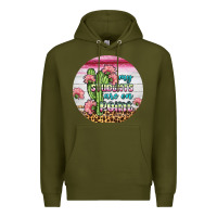 Army Green my students are on point round earring Premium Hoodie - BundleAndBundleShop