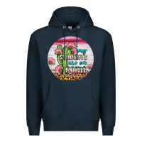 Navy my students are on point round earring Premium Hoodie - BundleAndBundleShop