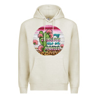 Oatmeal Heather my students are on point round earring Premium Hoodie - BundleAndBundleShop