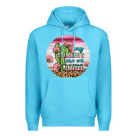 Ocean Blue my students are on point round earring Premium Hoodie - BundleAndBundleShop