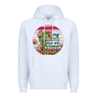 White my students are on point round earring Premium Hoodie - BundleAndBundleShop