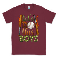 Burgundy let's do this boys baseball Classic Tee - BundleAndBundleShop