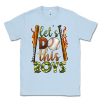 Dusty Blue let's do this boys baseball Classic Tee - BundleAndBundleShop