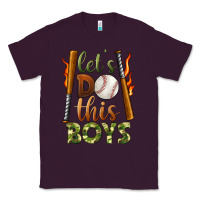Plum let's do this boys baseball Classic Tee - BundleAndBundleShop