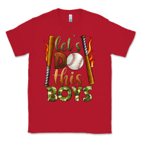Red let's do this boys baseball Classic Tee - BundleAndBundleShop