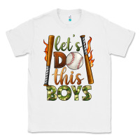 White let's do this boys baseball Classic Tee - BundleAndBundleShop