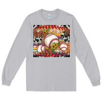 Moon Dust baseball leopard cowhide sunflower Long Sleeve Tee - JahusDesignShop