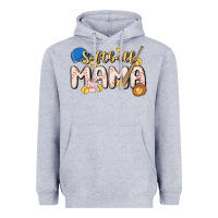 Heather Grey softball MAMA Heavyweight Hoodie - MaliasSmallBusiness