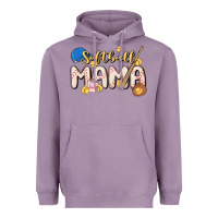Lavender softball MAMA Heavyweight Hoodie - MaliasSmallBusiness