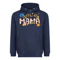 Navy softball MAMA Heavyweight Hoodie - MaliasSmallBusiness