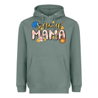 Sage softball MAMA Heavyweight Hoodie - MaliasSmallBusiness