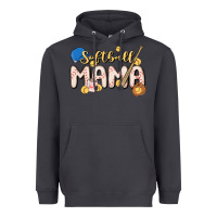 Smoke softball MAMA Heavyweight Hoodie - MaliasSmallBusiness