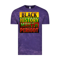 Cloud Purple Black history month periodt Vintage Tee - Zillion Design Studio