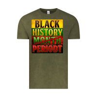 Vintage Olive Black history month periodt Vintage Tee - Zillion Design Studio
