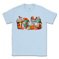 Dusty Blue basketball coffee cups Classic Tee - AdoDesignShop
