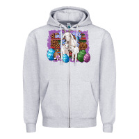 Heather Grey goat family eggs flowers leopard serape glitter Zipper Hoodie - Artiststas