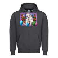 Smoke goat family eggs flowers leopard serape glitter Zipper Hoodie - Artiststas