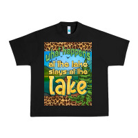 Black what happens at the lake stays at the lake air freshener Urban Heavy Tee - HRA Design Shop