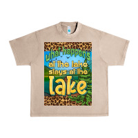 French Oak what happens at the lake stays at the lake air freshener Urban Heavy Tee - HRA Design Shop