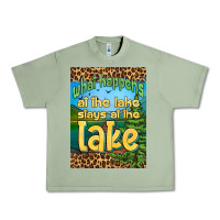 Oil Green what happens at the lake stays at the lake air freshener Urban Heavy Tee - HRA Design Shop