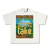 Pistachio what happens at the lake stays at the lake air freshener Urban Heavy Tee - HRA Design Shop