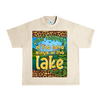 Sandshell what happens at the lake stays at the lake air freshener Urban Heavy Tee - HRA Design Shop