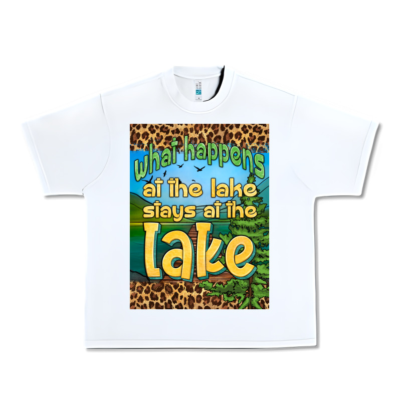 What Happens At The Lake Stays At The Lake Air Freshener Urban Heavy Tee by HRA Design Shop | Teevron