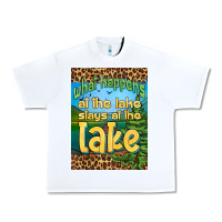 White what happens at the lake stays at the lake air freshener Urban Heavy Tee - HRA Design Shop
