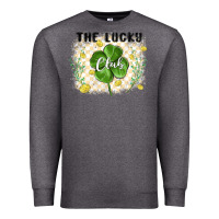 Charcoal Heather the lucky club Premium Sweatshirt - MaliasSmallBusiness