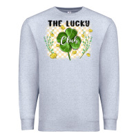 Heather Grey the lucky club Premium Sweatshirt - MaliasSmallBusiness