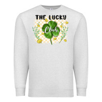 Oatmeal Heather the lucky club Premium Sweatshirt - MaliasSmallBusiness