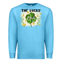 Ocean Blue the lucky club Premium Sweatshirt - MaliasSmallBusiness