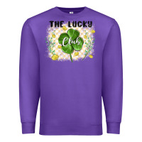 Purple the lucky club Premium Sweatshirt - MaliasSmallBusiness