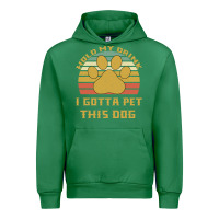 Emerald Hold My Drink I Gotta Pet This Dog Urban Hoodie - Bettercallsaul