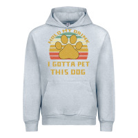 Heather Grey Hold My Drink I Gotta Pet This Dog Urban Hoodie - Bettercallsaul