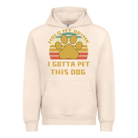 Sandshell Hold My Drink I Gotta Pet This Dog Urban Hoodie - Bettercallsaul