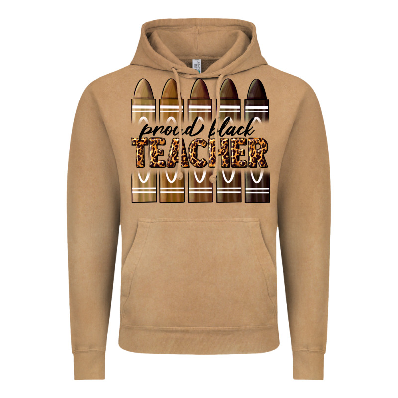 Proud Black Teacher Vintage Hoodie by texasbilliewilder | Teevron