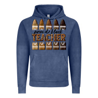 Vintage Denim proud black teacher Vintage Hoodie - texasbilliewilder