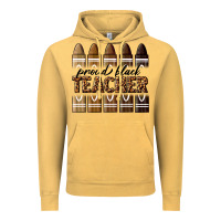 Vintage Mustard proud black teacher Vintage Hoodie - texasbilliewilder