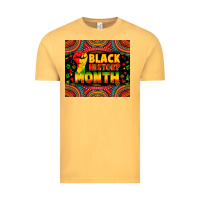 Vintage Mustard Black History Month Vintage Tee - Zillion Design Studio