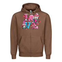 Chestnut love and gnomes Zipper Hoodie - AdoDesignShop