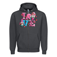 Smoke love and gnomes Zipper Hoodie - AdoDesignShop
