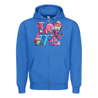 True Royal love and gnomes Zipper Hoodie - AdoDesignShop