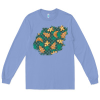 Colony Blue christmas gingerbread cookies patch Long Sleeve Tee - BundleAndBundleShop