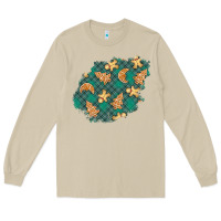 Mushroom christmas gingerbread cookies patch Long Sleeve Tee - BundleAndBundleShop