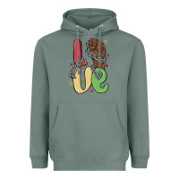 Sage love juneteenth Heavyweight Hoodie - MaliasSmallBusiness