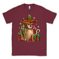 Burgundy Chihuahua Christmas Classic Tee - JahusDesignShop