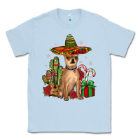 Dusty Blue Chihuahua Christmas Classic Tee - JahusDesignShop