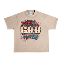 French Oak This is god country 4th of july Urban Heavy Tee - CowGirlArtShop