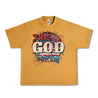 Peanut Butter This is god country 4th of july Urban Heavy Tee - CowGirlArtShop